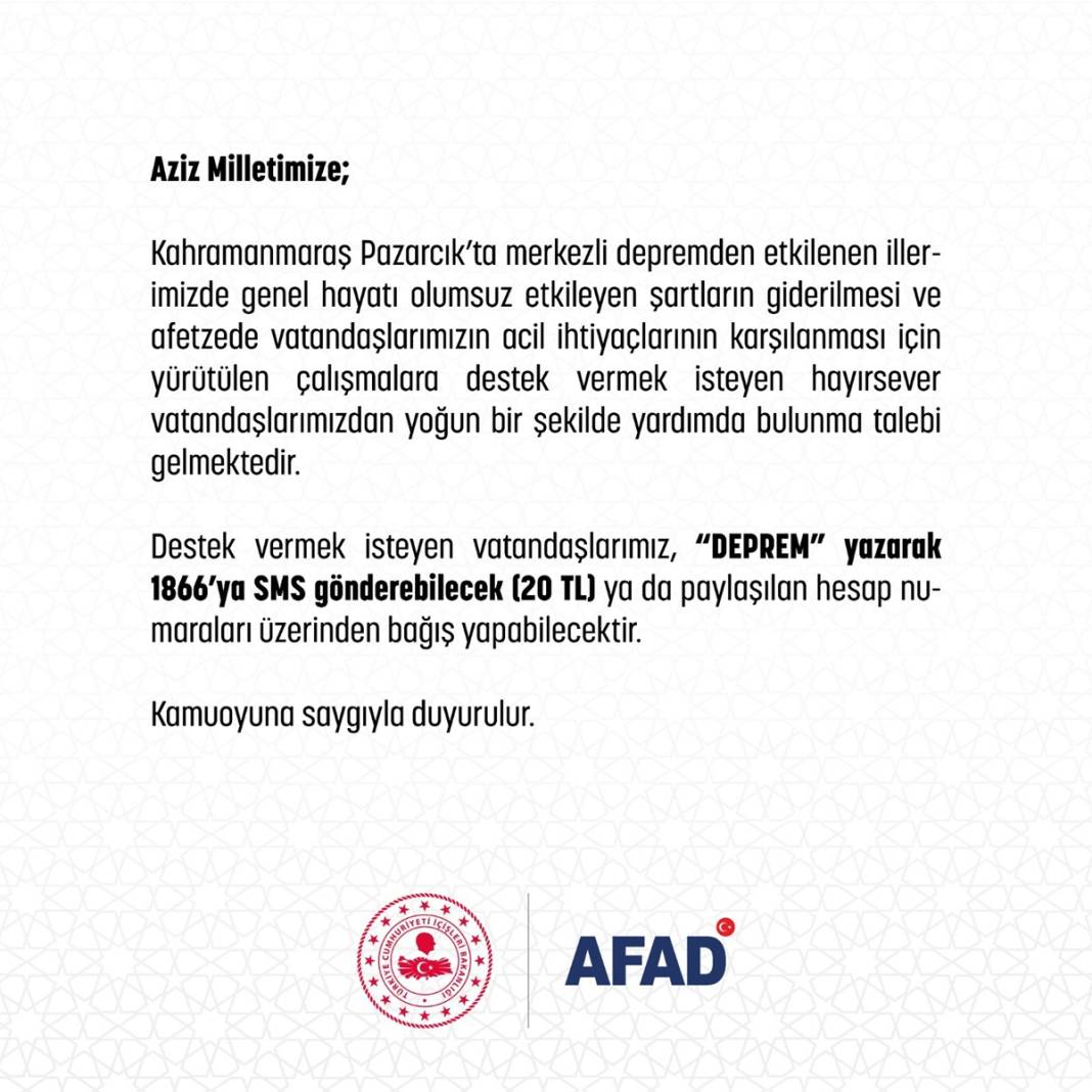 Deprem bölgesine yardım kampanyası başladı! İşte bölgede en çok ihtiyaç duyulan malzemeler ve yardım yapılacak adresler 14